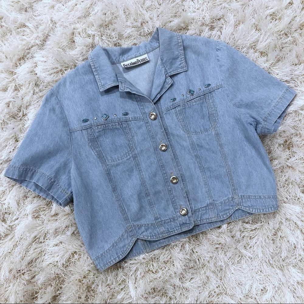 Piccalino Petites Denim Top